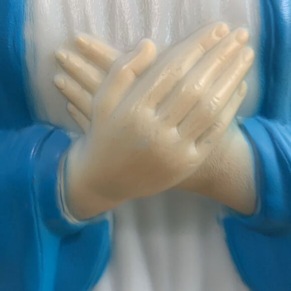 Empire Vintage Lighted Blow Mold Christmas Nativity Virgin Mary - Picture 9 of 17